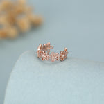 Sterling Silver Daisy Flower Ear Cuff No Piercing Required