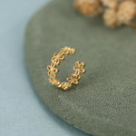 Sterling Silver Daisy Flower Ear Cuff No Piercing Required