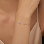 Sterling Silver Delicate Tiny Star Bracelet