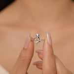 Sterling Silver Manta Ray and Starfish Open Ring