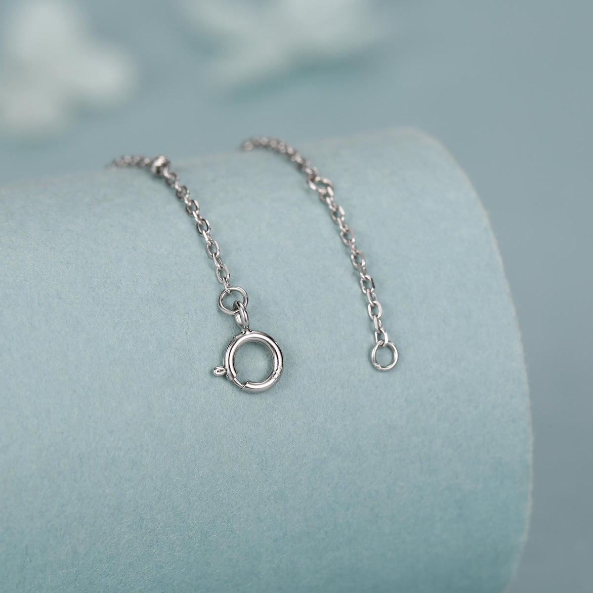 Blue Opal Gemstone Bracelet with Satellite Chain