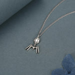 Sterling Silver Bacteriophage Necklace