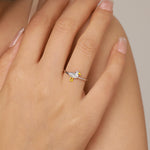 Sterling Silver Enamel Seagull Ring
