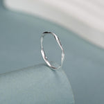 Sterling Silver Mobius Twist Ring