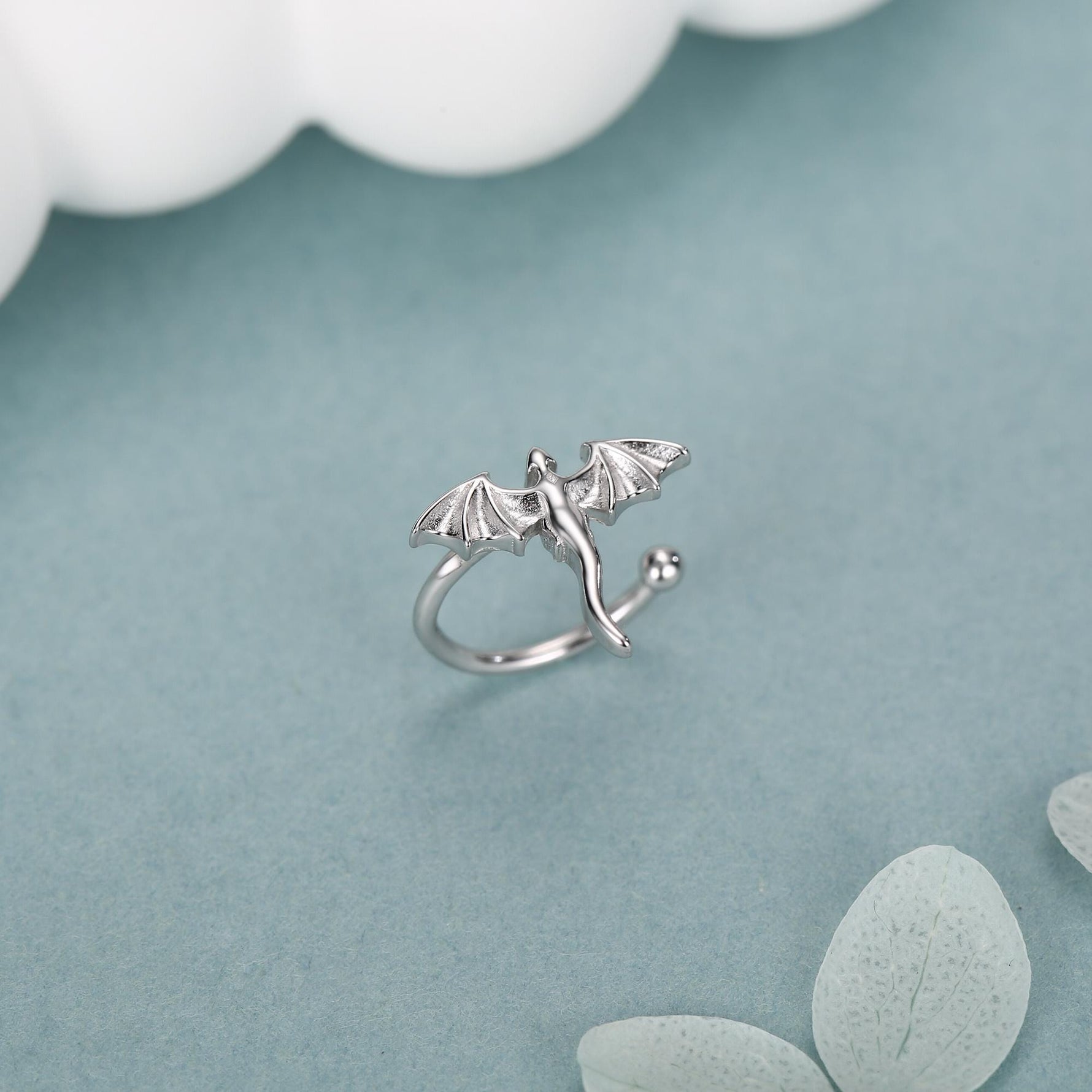 Sterling Silver Dragon Ear Cuff Piercing Free Ear Wrap