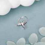 Sterling Silver Dragon Ear Cuff Piercing Free Ear Wrap