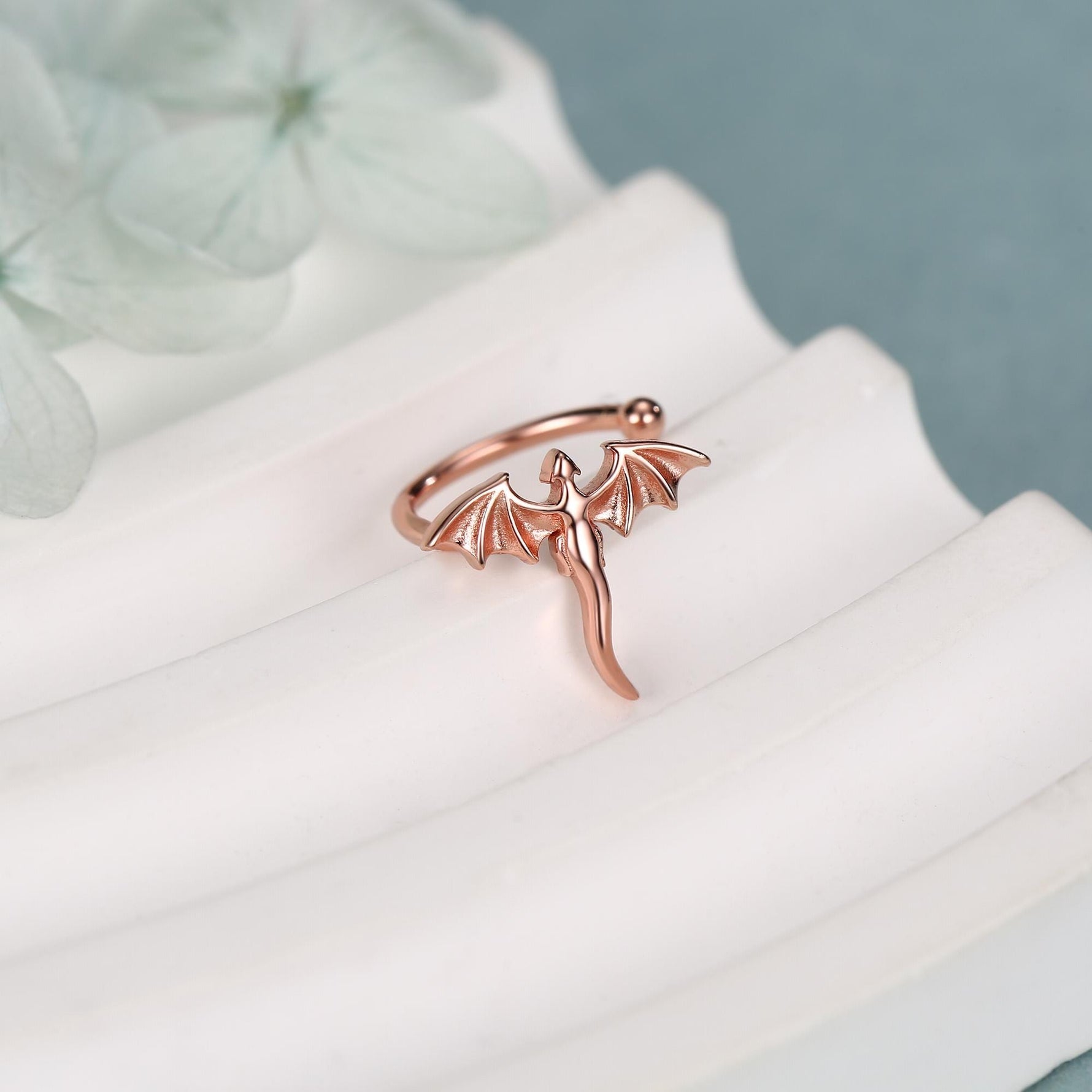 Sterling Silver Dragon Ear Cuff Piercing Free Ear Wrap