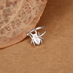 Sterling Silver Beetle Ear Cuff Piercing Free Ear Wrap