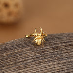 Sterling Silver Beetle Ear Cuff Piercing Free Ear Wrap