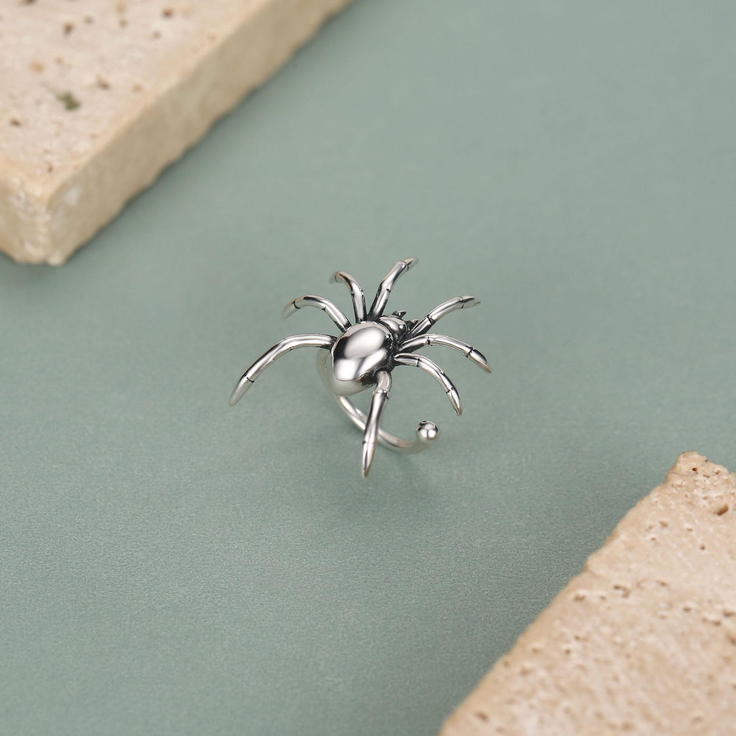 Sterling Silver Spider Ear Cuff No Piercing Required