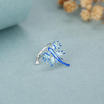 Sterling Silver Blue Glaucus Sea Slug Ear Cuff No Piercing Required