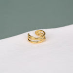 Sterling Silver Criss Cross Ear Cuff