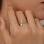 Sterling Silver Magpie Ring