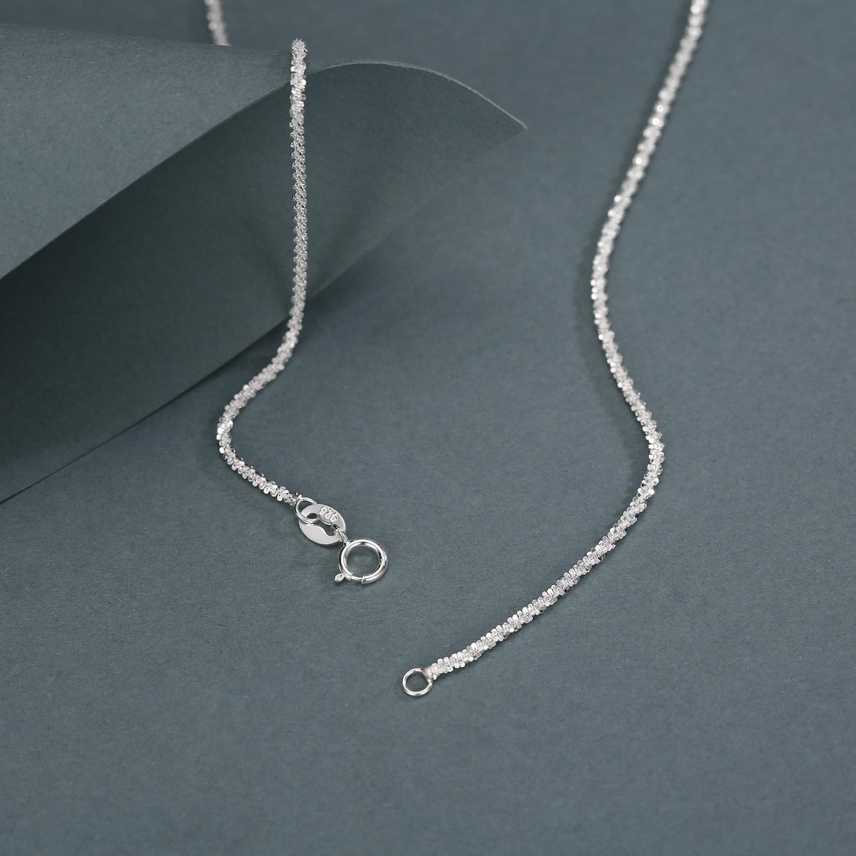 Sterling Silver Sparkle Chain Necklace, Margarita Chain Necklace or Bracelet, Various Length, Sparkly Chain Necklace, Sparkling Chain