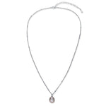 Grey Freshwater Pearl Satellite Chain Necklace