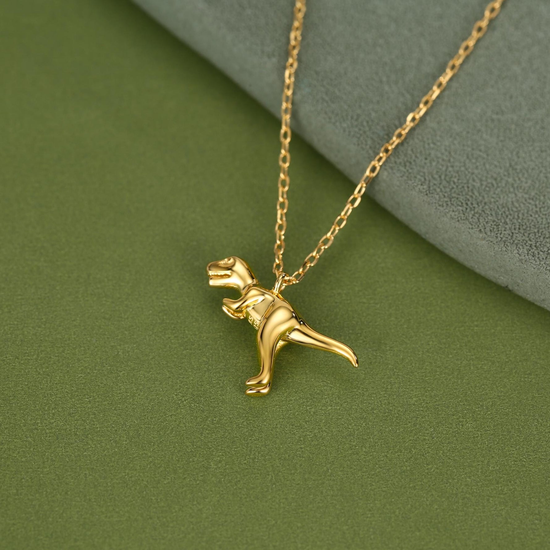 T-Rex Dinosaur Pendant Necklace