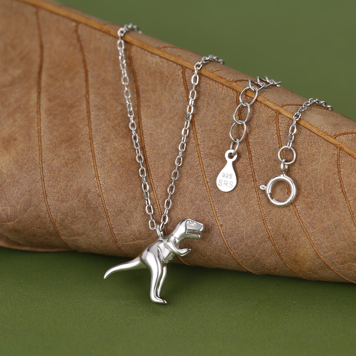 T-Rex Dinosaur Pendant Necklace
