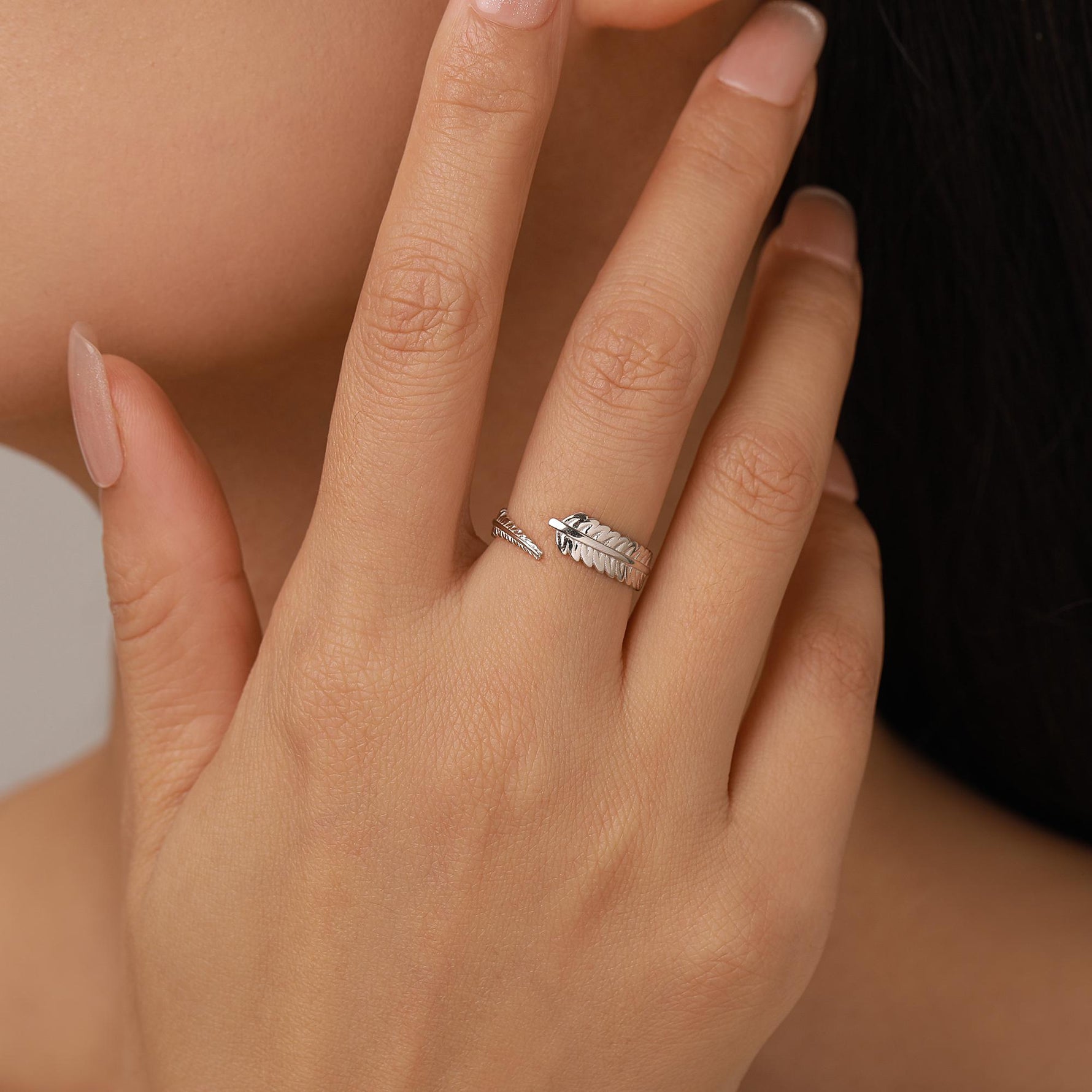 Fern Leaf Open Ring