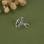 Sterling Silver Luna Moth Ear Cuff