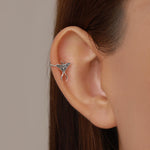 Sterling Silver Luna Moth Ear Cuff