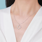 Sun Ray Pendant Necklace