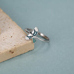 Sterling Silver Magpie Ring