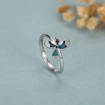 Sterling Silver Magpie Ring