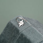 Sterling Silver North Star Ear Cuff