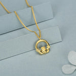 Sterling Silver Claddagh Pendant Necklace
