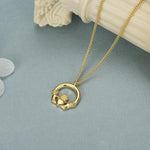 Sterling Silver Claddagh Pendant Necklace