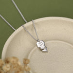 Sterling Silver Enamel Pansy Flower Necklace