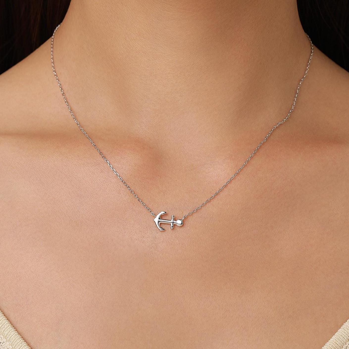 Anchor Charm Necklace