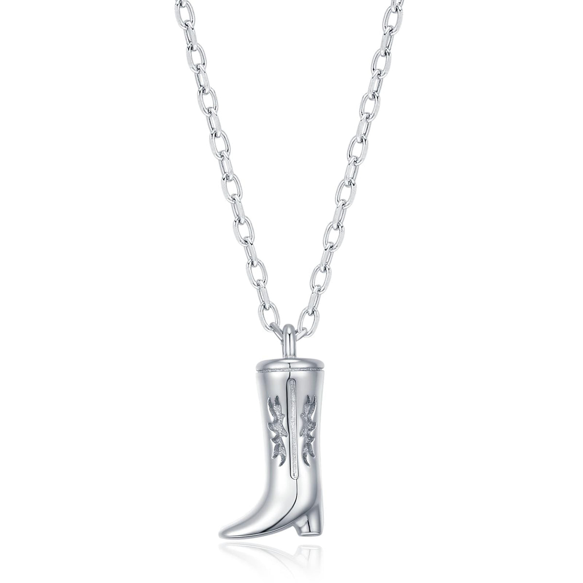 Cowboy Boot Pendant Necklace