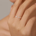 Sterling Silver Cat Paw Hug Adjustable Ring
