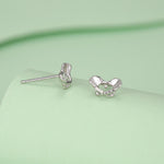 Sterling Silver Pelvis Stud Earrings