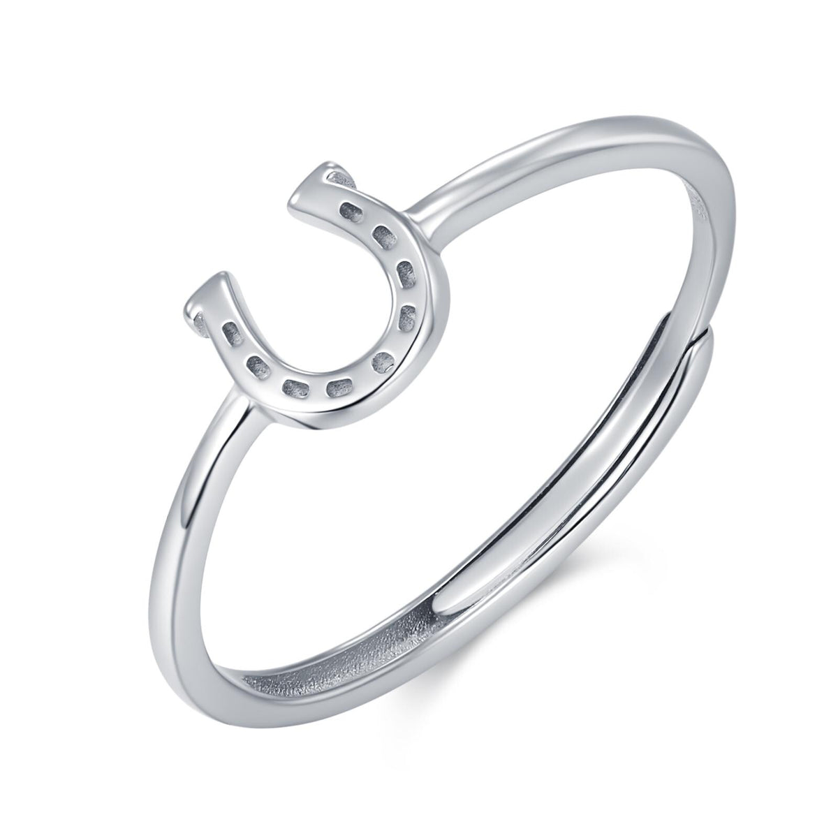 Lucky Horseshoe Motif Ring