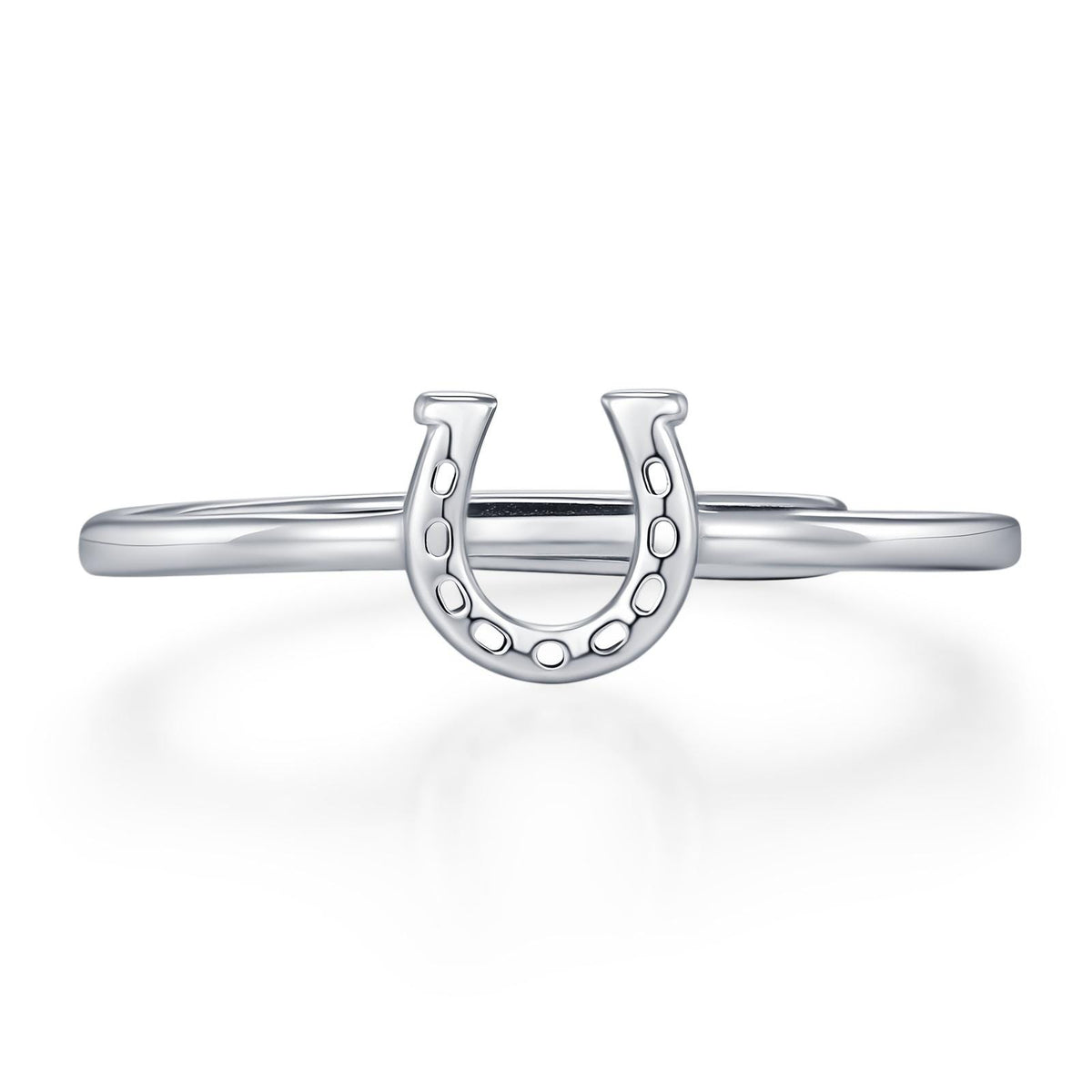 Lucky Horseshoe Motif Ring