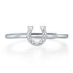 Lucky Horseshoe Motif Ring