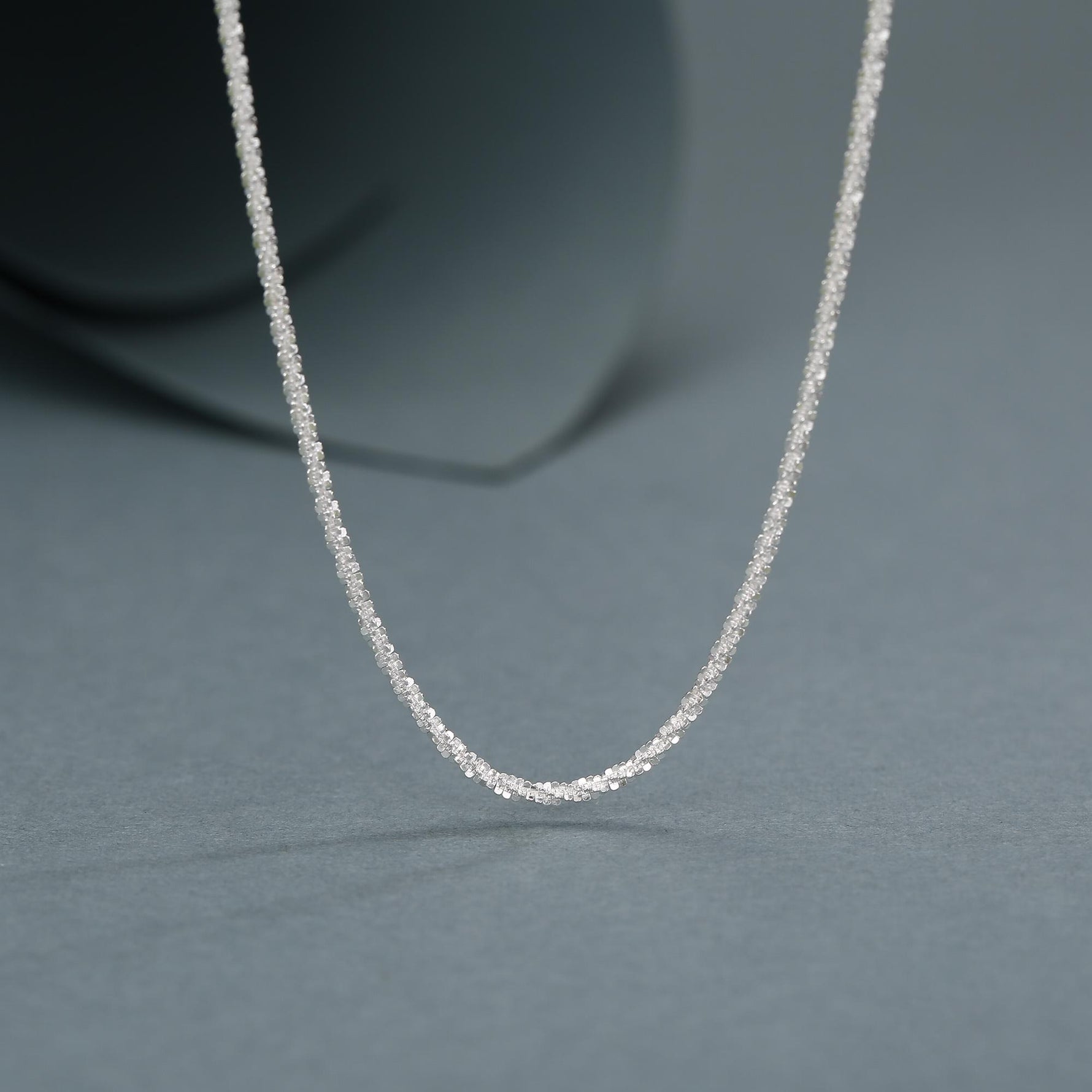 Sterling Silver Sparkle Chain Necklace, Margarita Chain Necklace or Bracelet, Various Length, Sparkly Chain Necklace, Sparkling Chain
