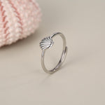 Cute Sea Shell Motif Ring