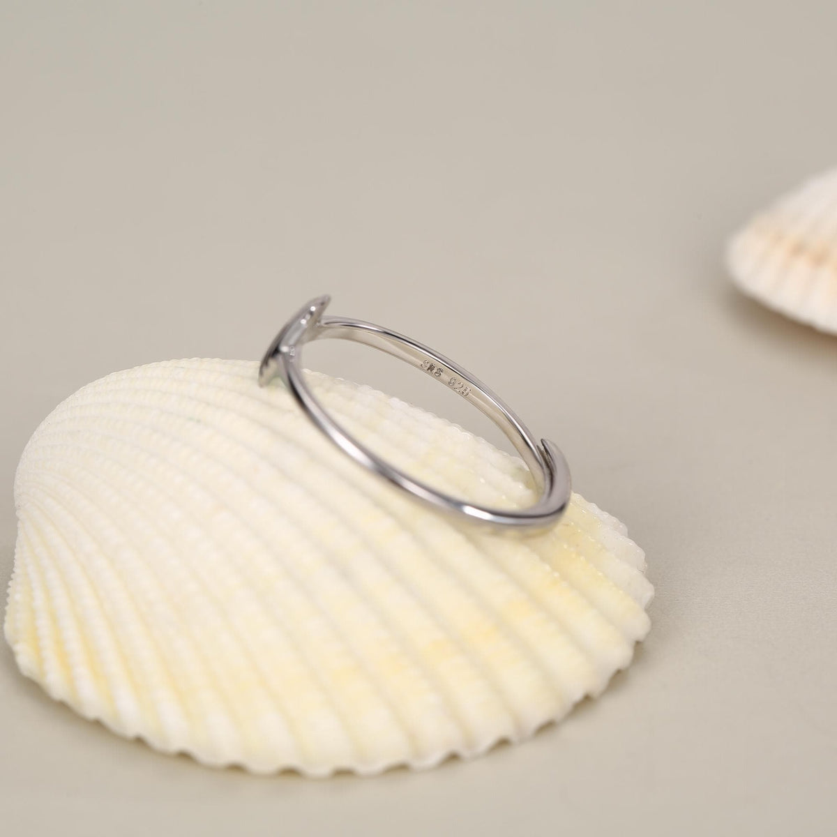 Cute Sea Shell Motif Ring