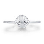 Cute Sea Shell Motif Ring