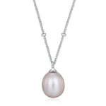 Grey Freshwater Pearl Satellite Chain Necklace