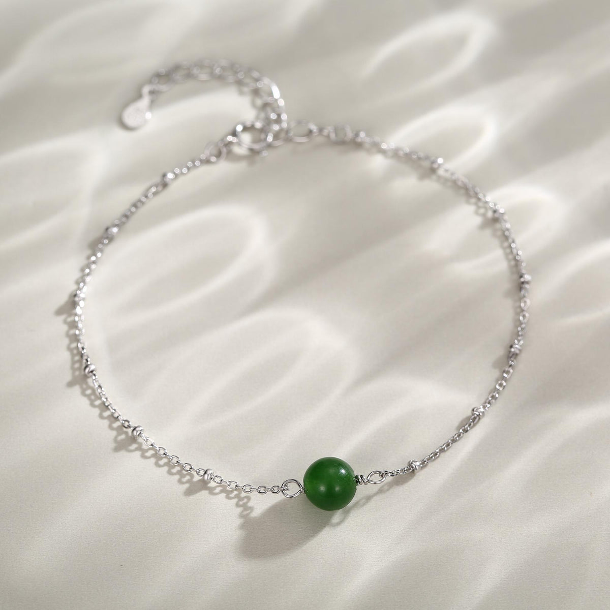 Single Jade Gemstone Bracelet