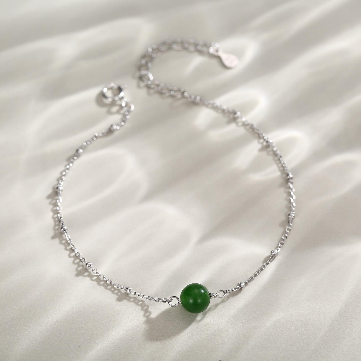 Single Jade Gemstone Bracelet