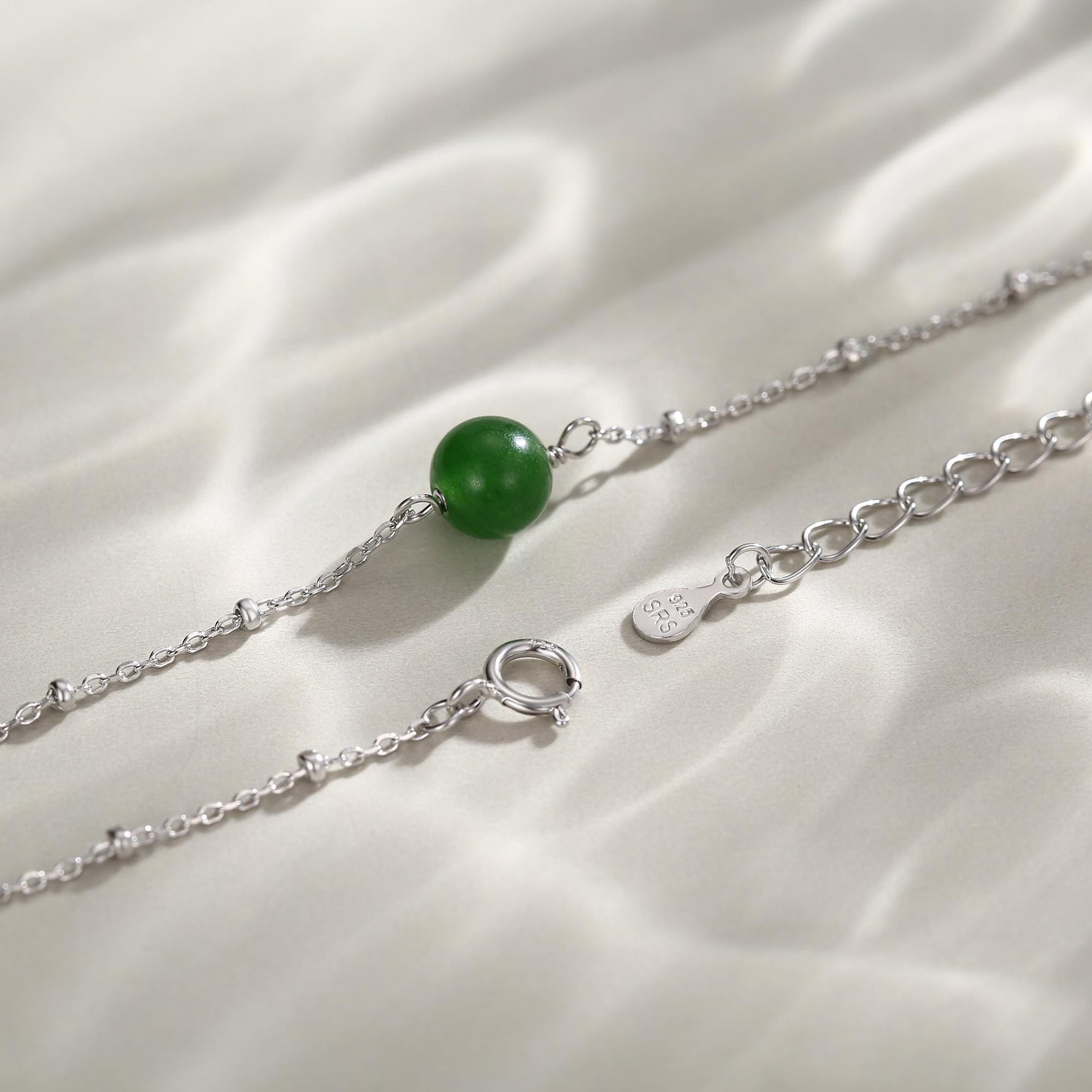 Single Jade Gemstone Bracelet