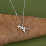T-Rex Dinosaur Pendant Necklace