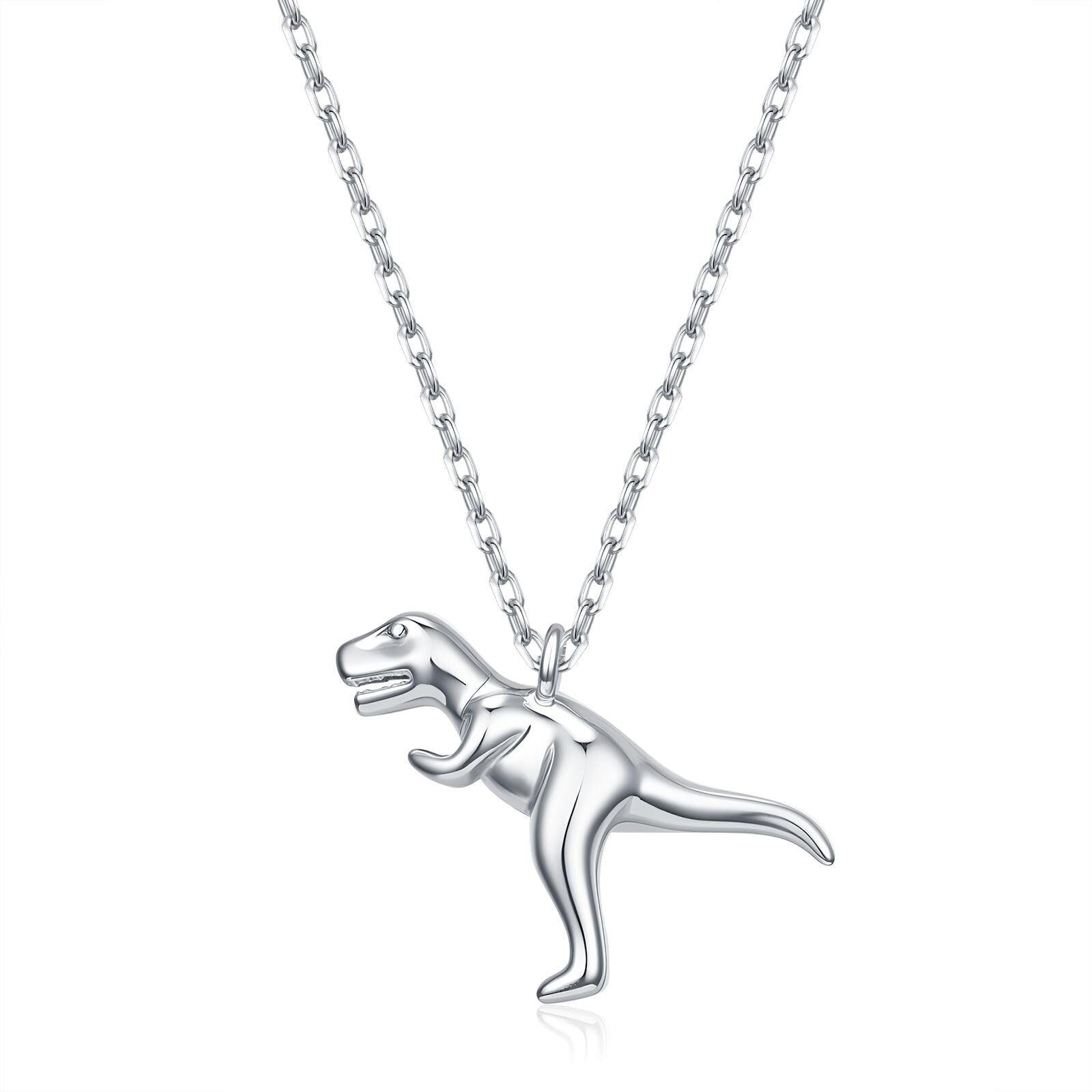 T-Rex Dinosaur Pendant Necklace