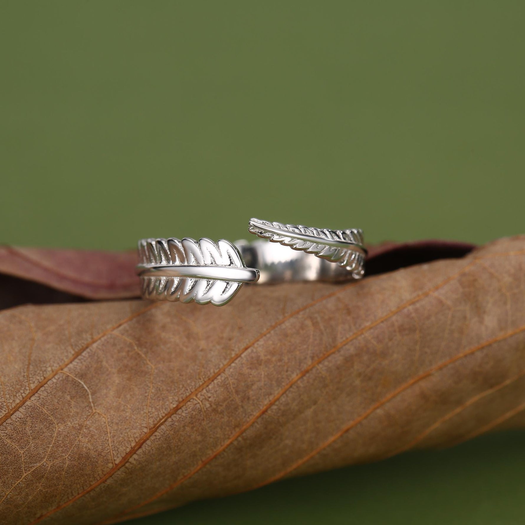 Fern Leaf Open Ring