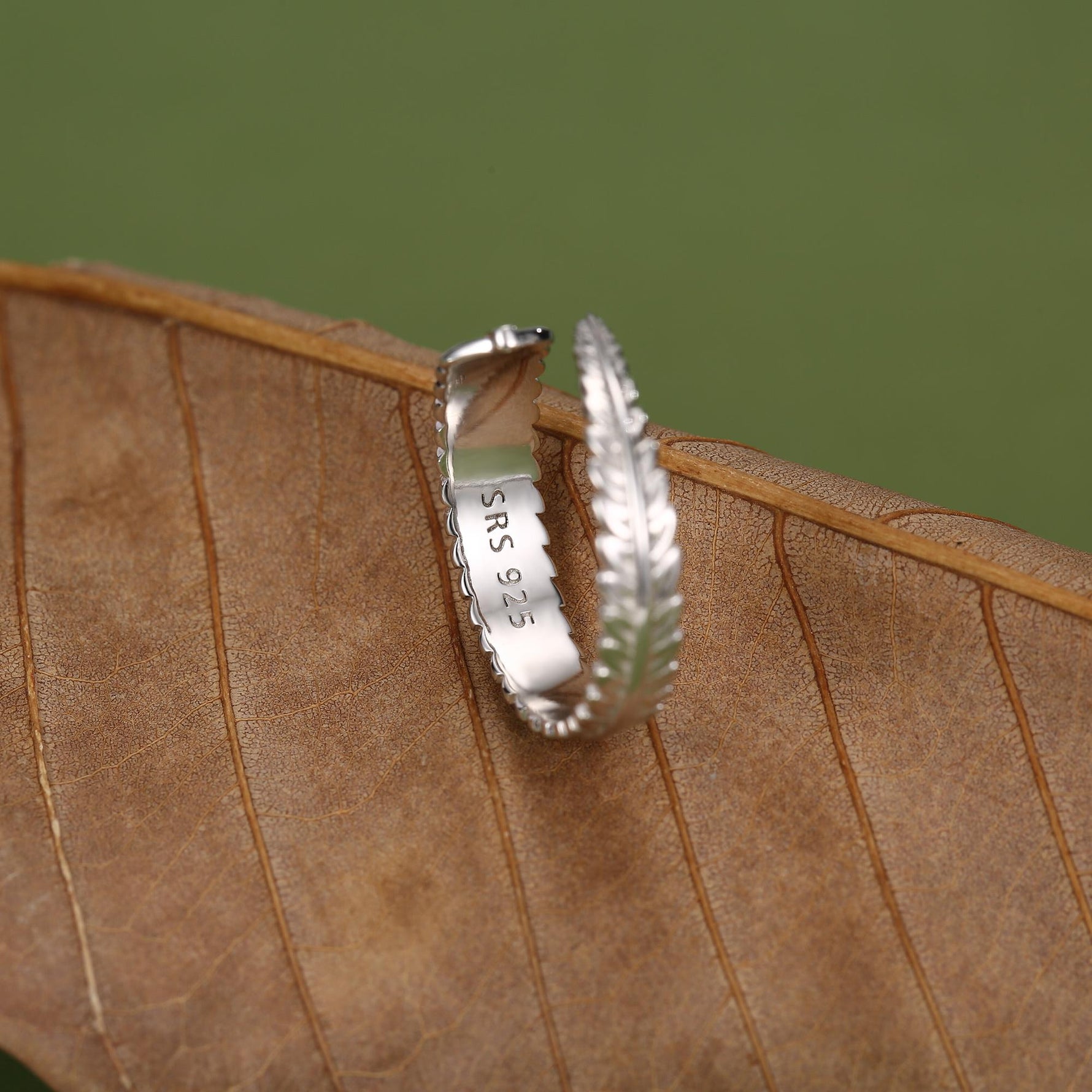 Fern Leaf Open Ring